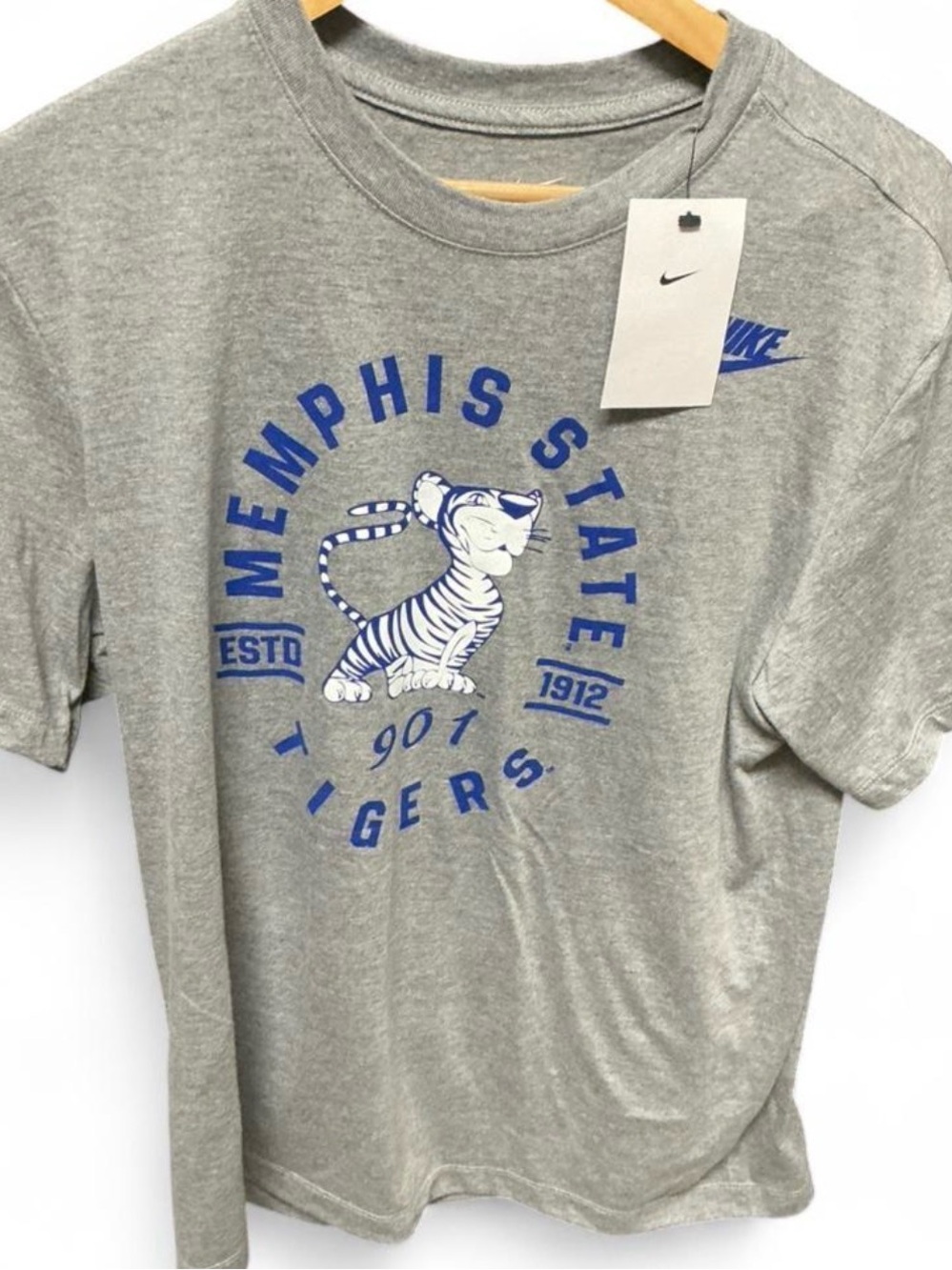 Memphis State Tigers Retro Nike Tee NWT Medium